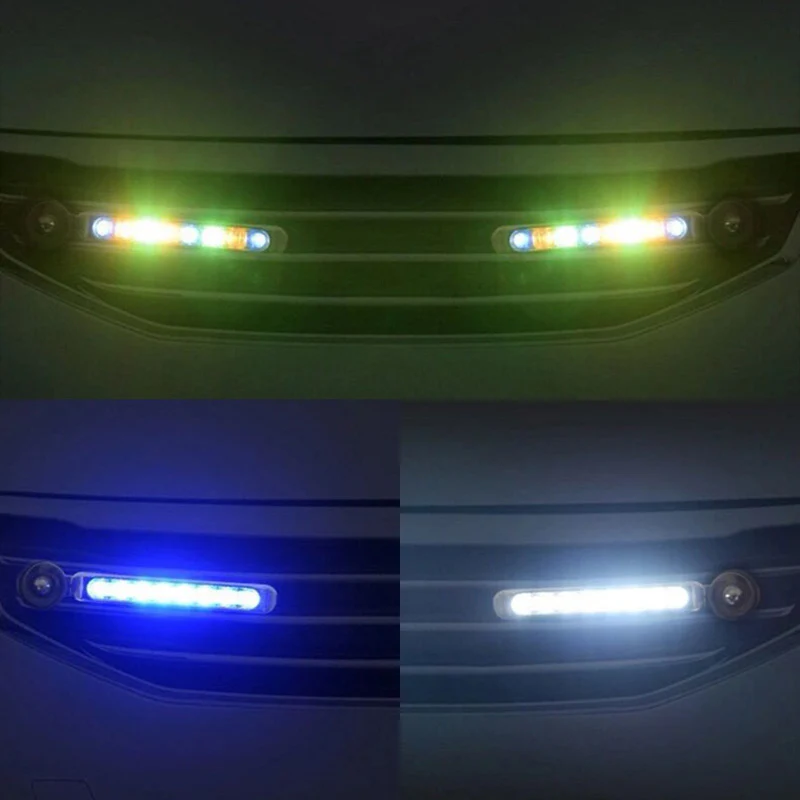 2pcs Automatic Wind Power LED Car Decorative Lights - Image 4