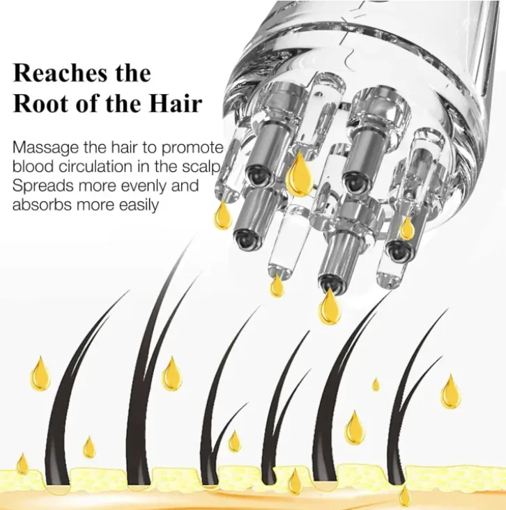Hair Oil Applicator Comb Massager - Image 6
